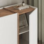 Nordure Consola Blanco y Pino Atlántico